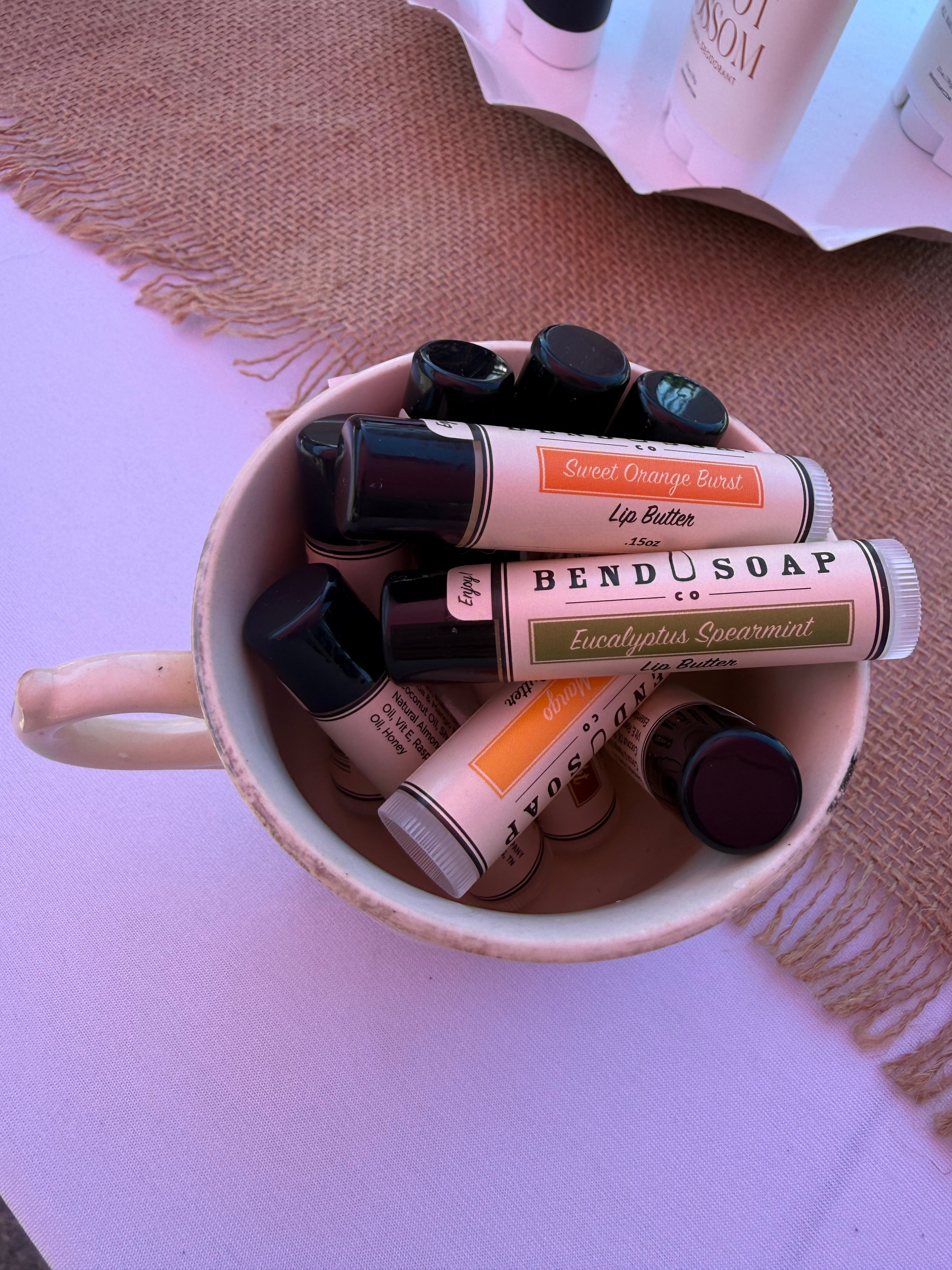 All Natural Lip Butters