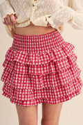 Red-y for the Fourth Gingham Skirt