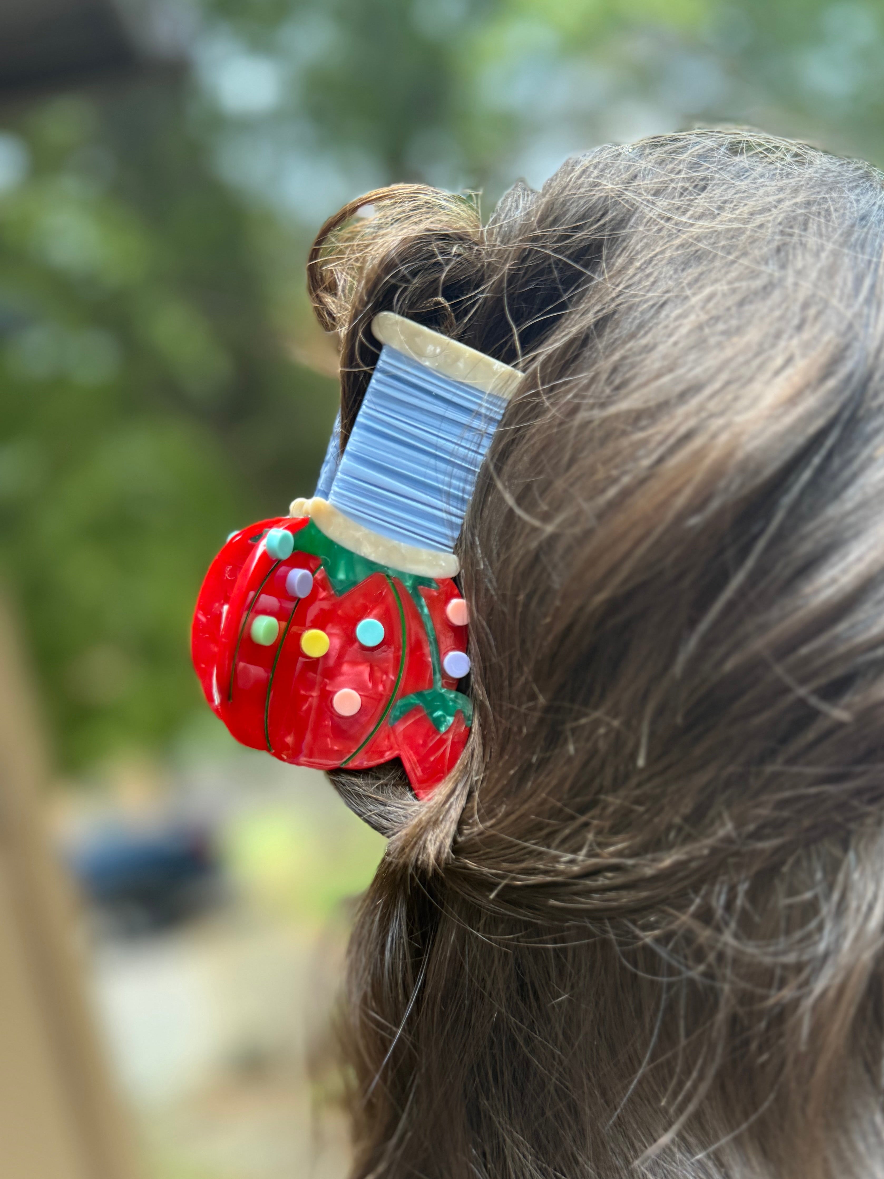 Pin Cushion Hair Claw