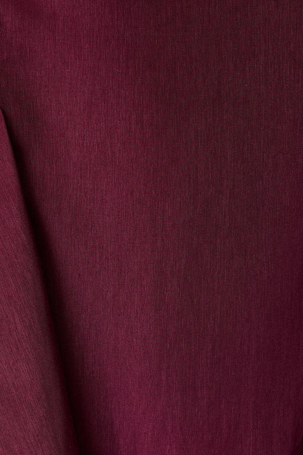 Maroon Lace-Trim Peplum Tank
