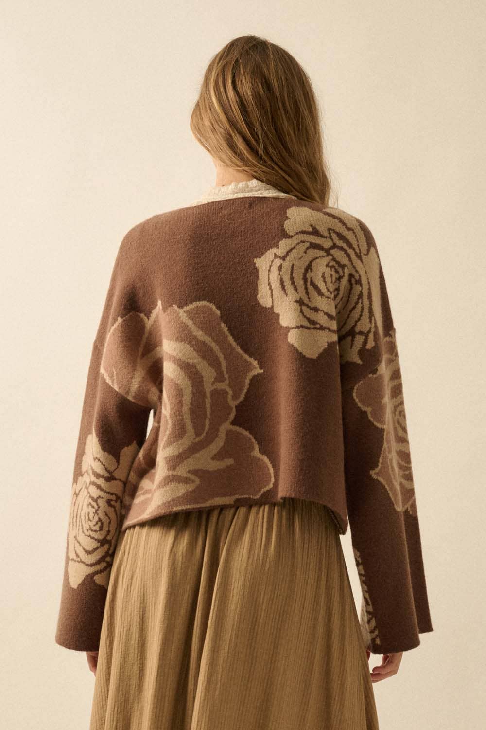 Hot Cocoa & Roses Cozy Sweater