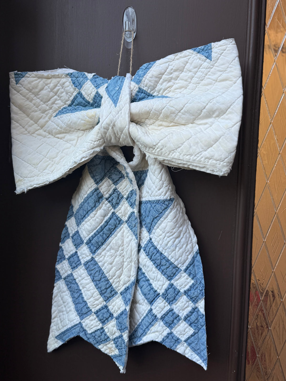 Vintage Quilt Bow Door Hangers