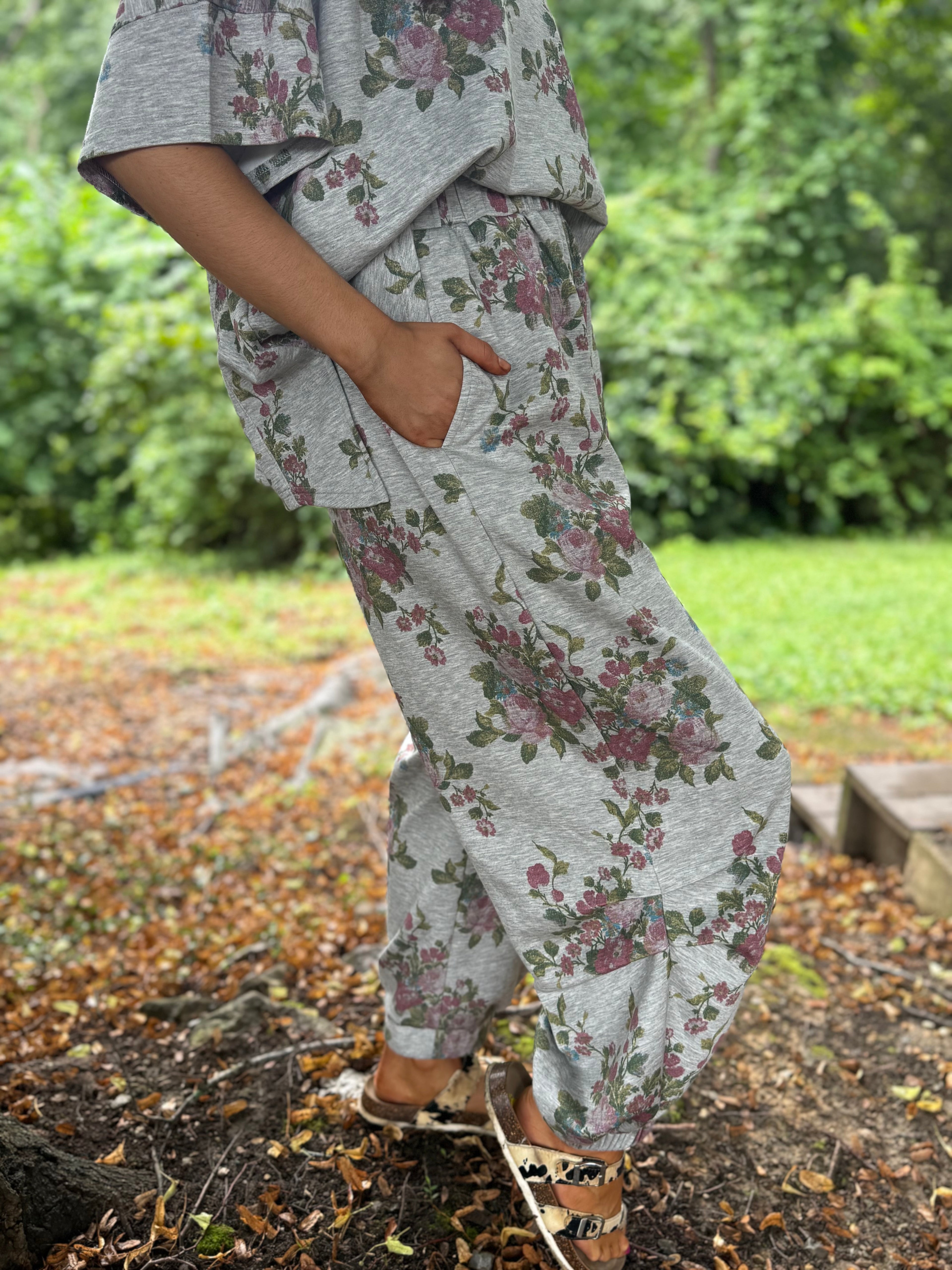 Faded Florals Scuba Set