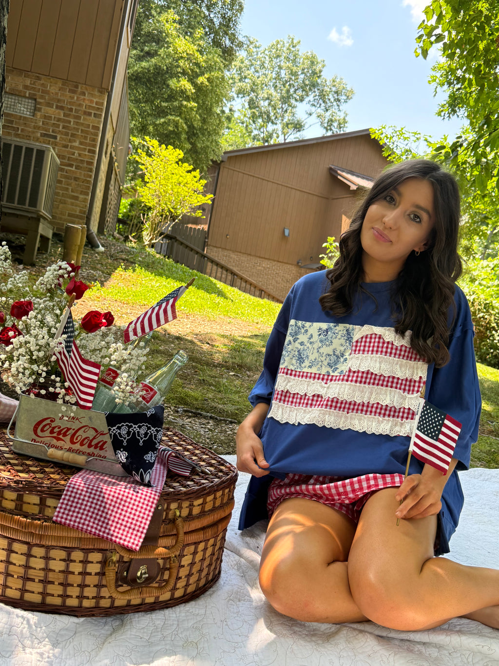 Frilly Flag Tee