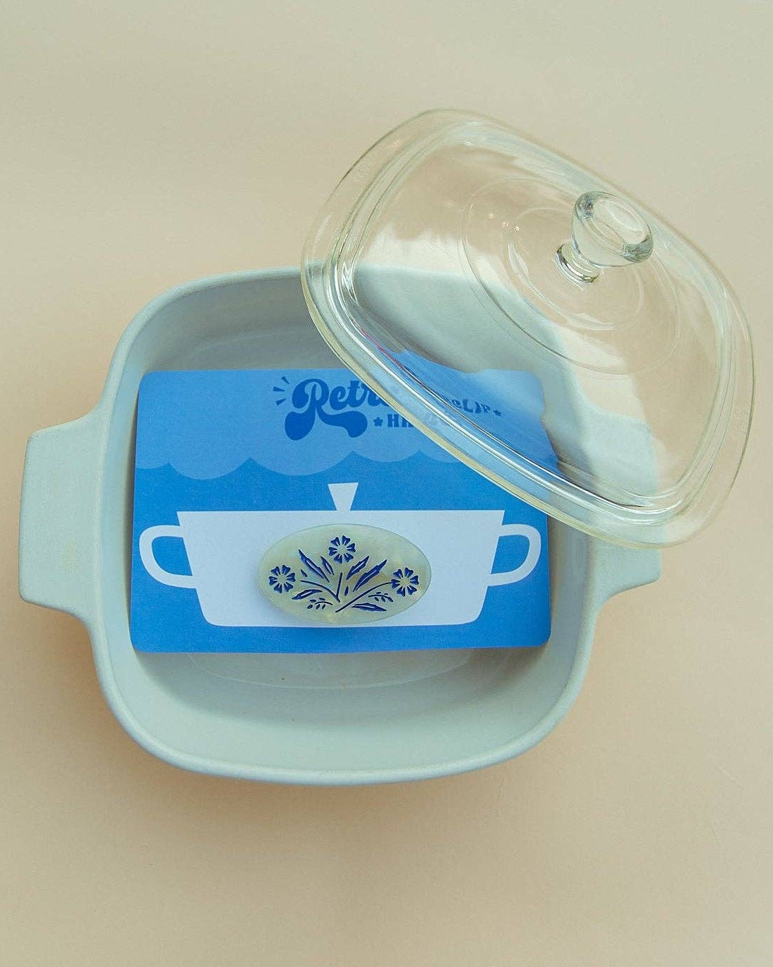 Corelle Cornflower Retro Hair Clip