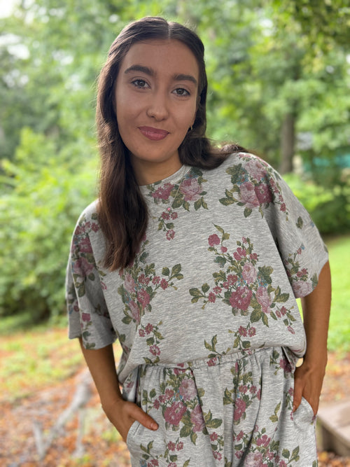 Faded Florals Scuba Set
