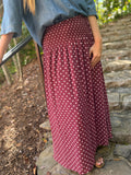 Cranberry Cottage Smocked Skirt