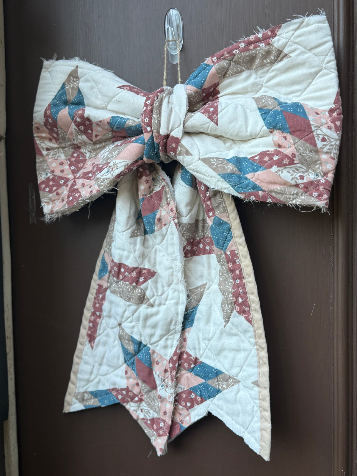 Vintage Quilt Bow Door Hangers