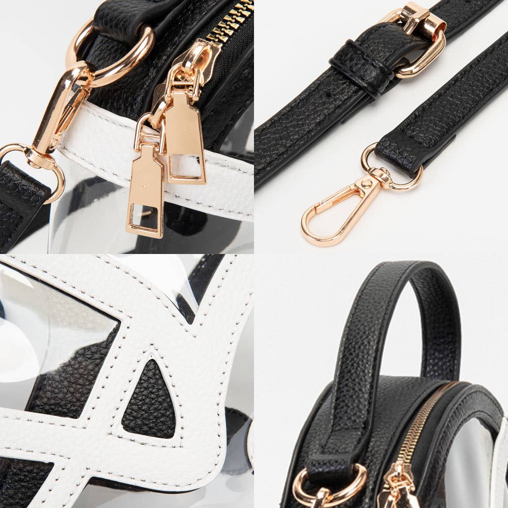 Gameday Football Crossbody Handbag