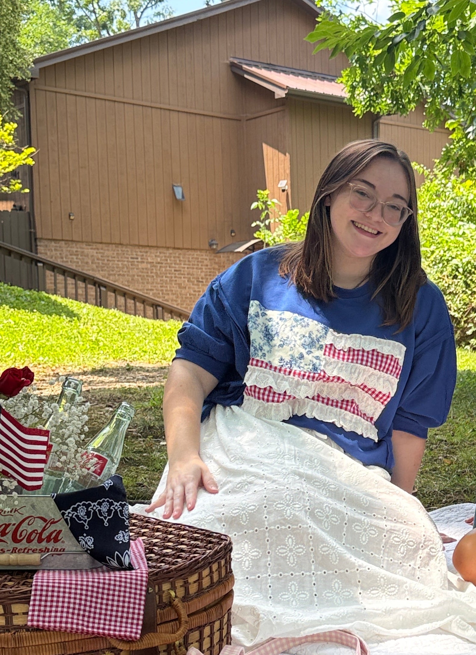Frilly Flag Tee