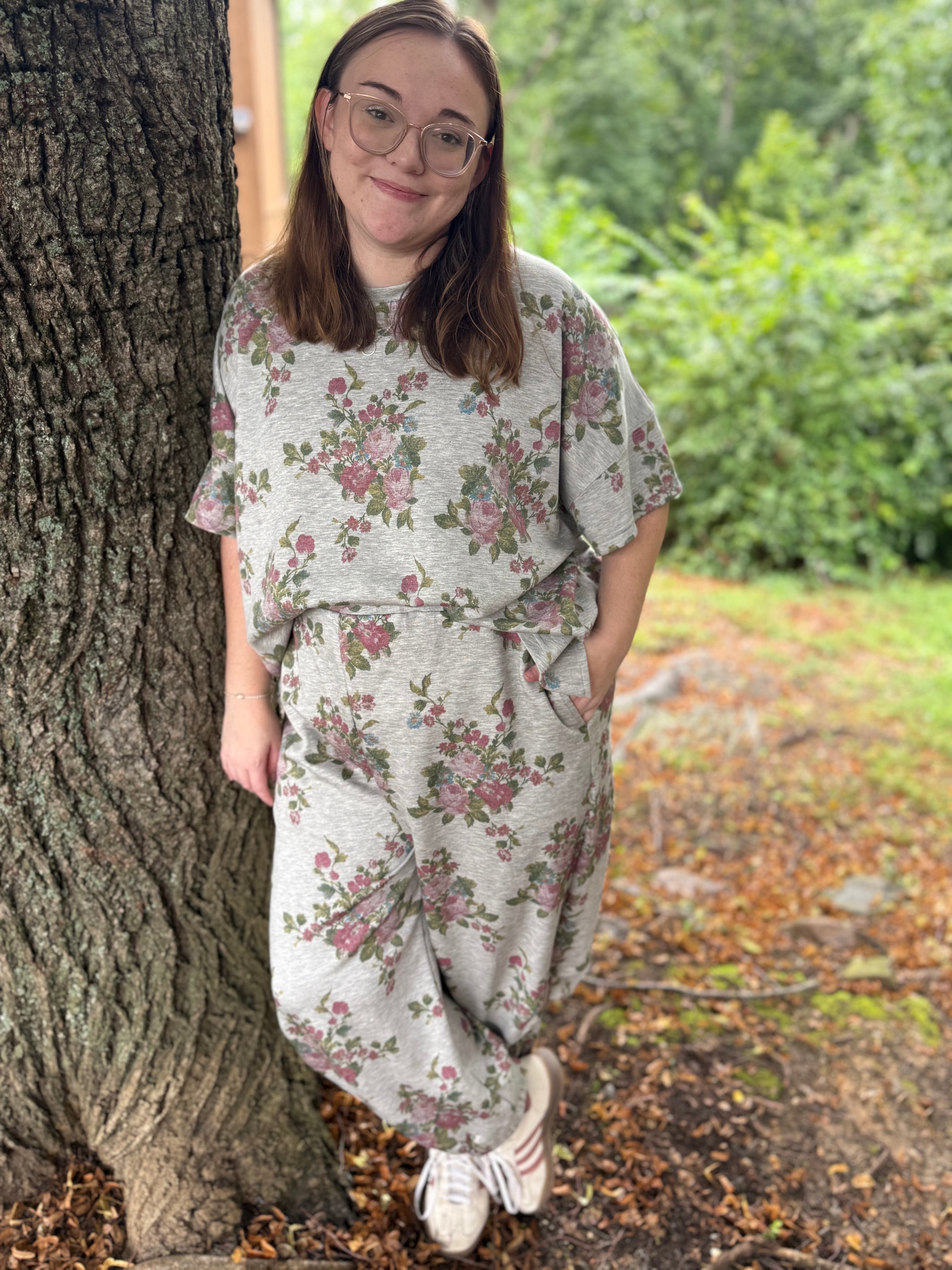 Faded Florals Scuba Set