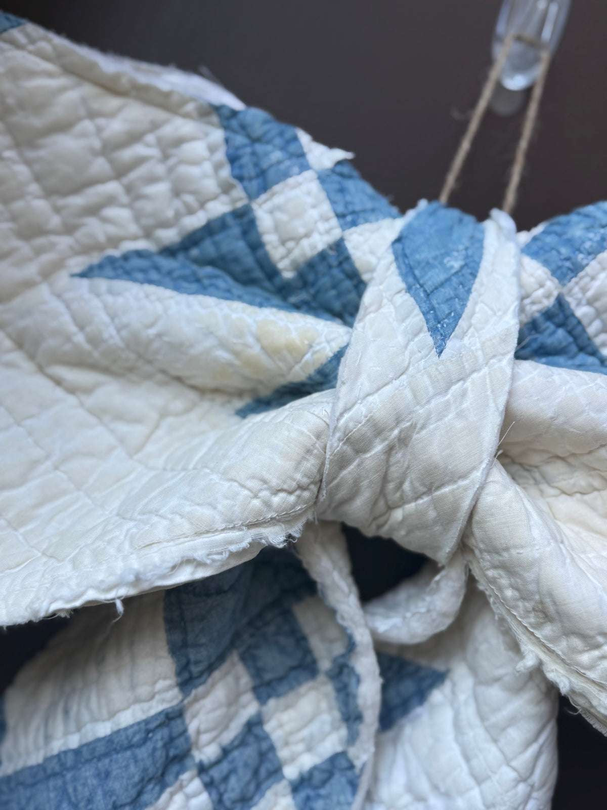 Vintage Quilt Bow Door Hangers