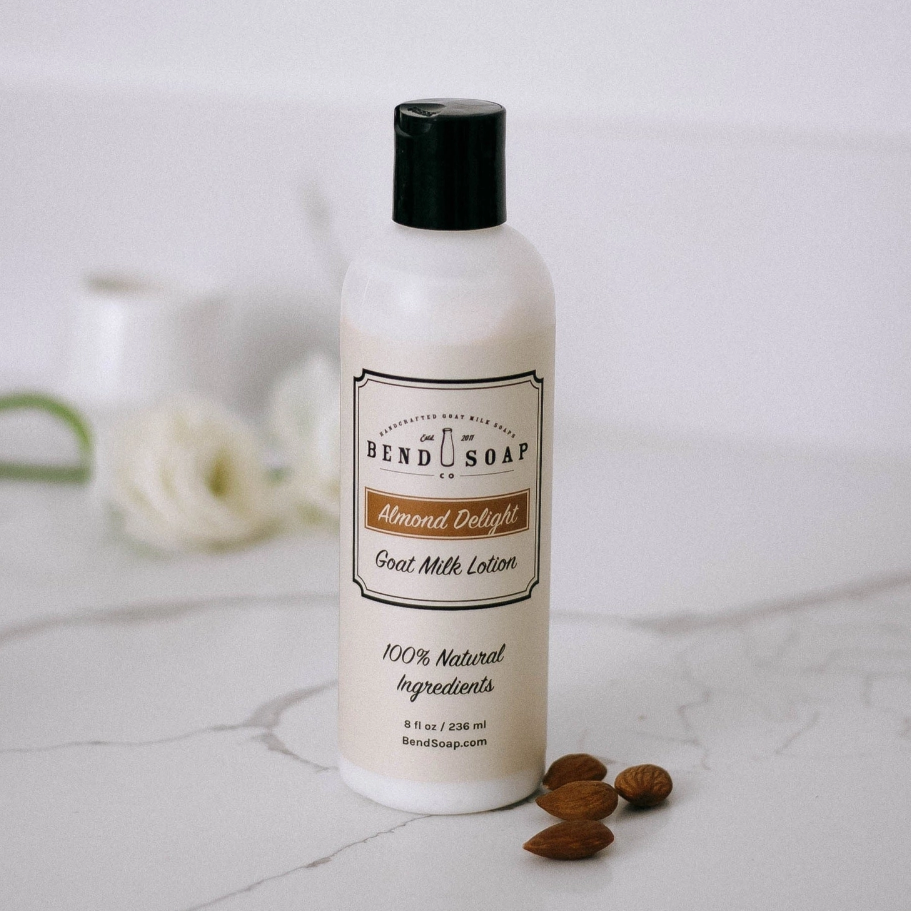Natural Goat Milk Lotion - Almond Delight