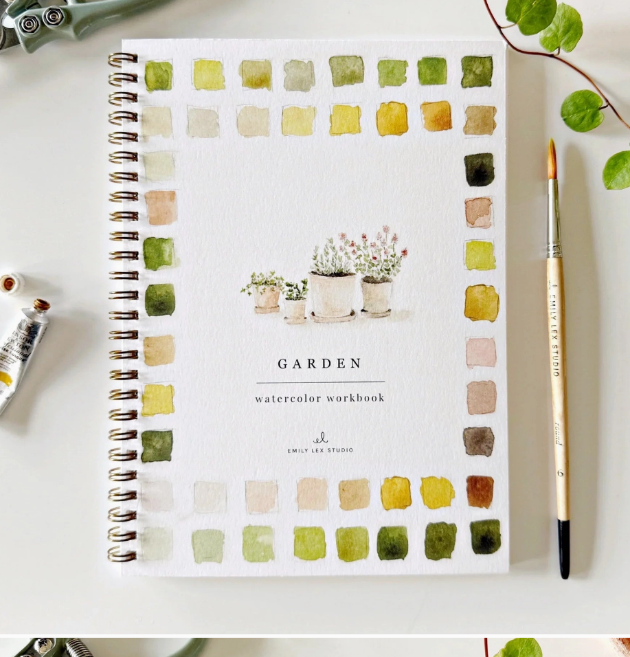 Watercolor Painting Workbooks