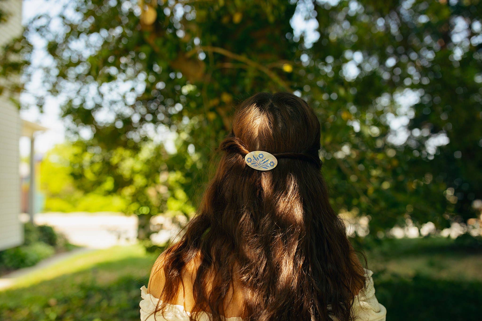 Corelle Cornflower Retro Hair Clip